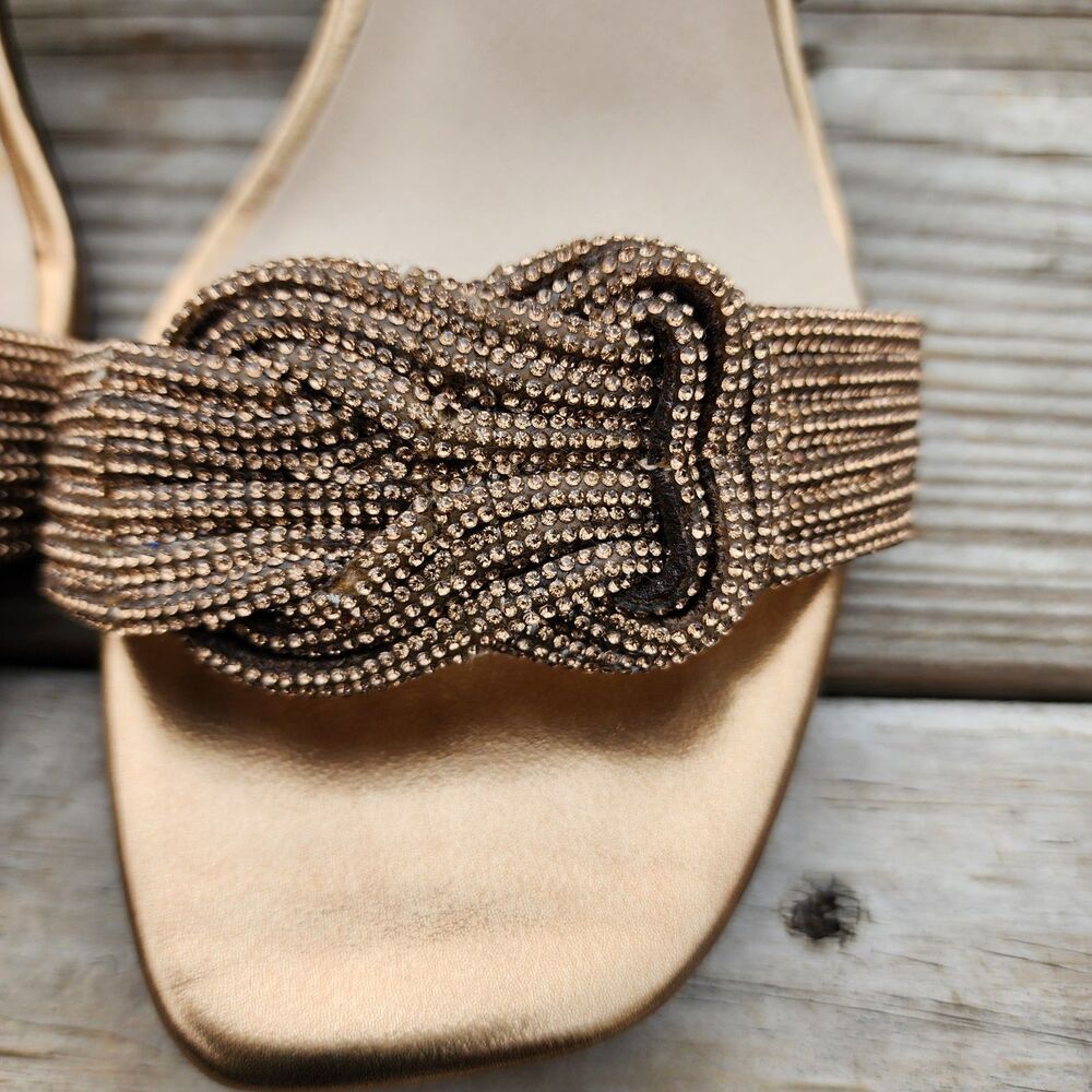 LifeStride Womens Sz 10M Captivate Bronze Strappy Block Heel Dress Sandals - Picture 13 of 14